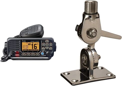 VHF، أساسي، مدمج، مع نظام تحديد المواقع العالمي (GPS)، أسود in Kuwait