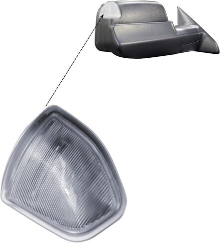 Replacement Driver Left Side Door Towing Mirror Turn Signal Light Lamp Indicator for RAM 1500 2500 3500 from 2019 to 2023 in Saudi Arabia