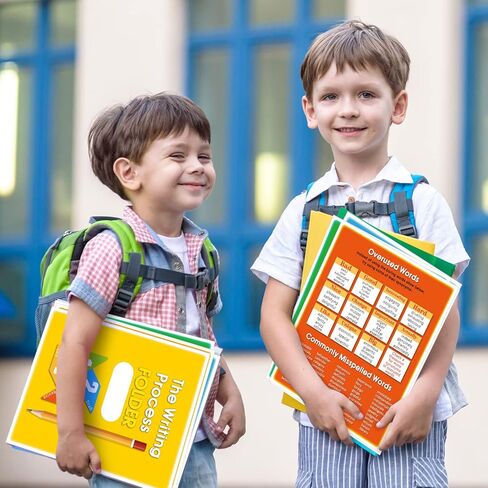 12 حزمة من مجلدات جيب عملية الكتابة من كارينهي، متعددة الألوان، مجلد ملفات، نمط الجيب، 9 1/2 بوصة × 12 بوصة in Kuwait