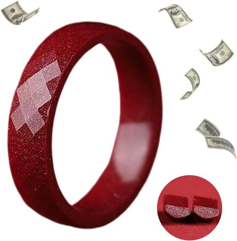 Feng Shui Cinnabar Ring, Attracting Wealth Cinnabar Feng Shui Ring for Men Women, Wealth and Protection Good Luck Money Amulet Lucky Rings That Bring Good Luck Mother's Day Gifts in Saudi Arabia