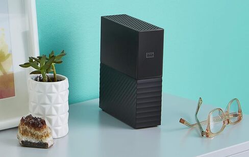 محرك الأقراص الصلبة WD My Book Desktop HDD USB 3.0 مع برنامج لإدارة الأجهزة والنسخ الاحتياطي وحماية كلمة المرور يعمل مع أجهزة الكمبيوتر الشخصية وأجهزة Mac in Kuwait