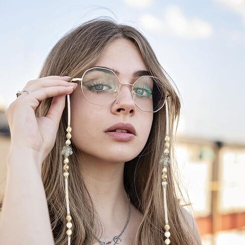 Eyeglasses Chain for Women Glasses Chain Sunglasses Chain Fashion Beaded Eyeglass Chains for Women in Kuwait