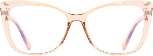 نظارات قراءة كبيرة الحجم من OWTXIS Cat-Eye للنساء، خفيفة الوزن وكبيرة الحجم، نظارات عصرية للرجال in Saudi Arabia