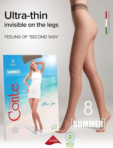 Conte Ultra Fine Sheer to Waist Pantyhose Summer 8 Denier in Saudi Arabia