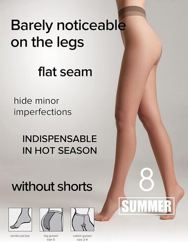 Conte Ultra Fine Sheer to Waist Pantyhose Summer 8 Denier in Saudi Arabia