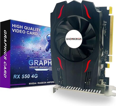 بطاقة رسومات SHOWKINGS GeForce GT 730 سعة 4 جيجابايت، 128 بت GDDR3 PCIe x16 وحدة معالجة الرسومات الجرافيكية للكمبيوتر منخفضة المستوى للعمل، HDMI VGA DVI مخرج بطاقة فيديو ألعاب سطح المكتب تدعم 2K مع دعامة in Saudi Arabia