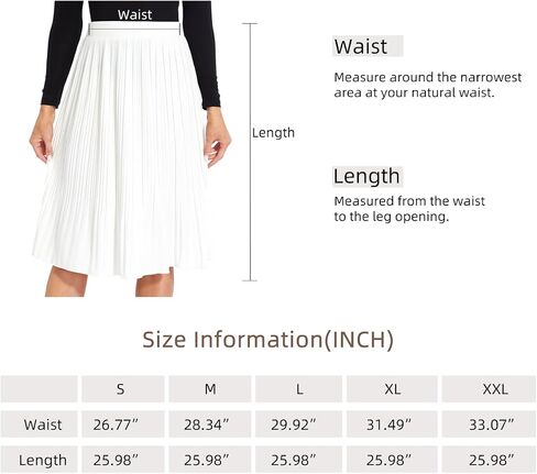 Women Classic Chiffon Flowy Pleated Midi Skirts in Saudi Arabia