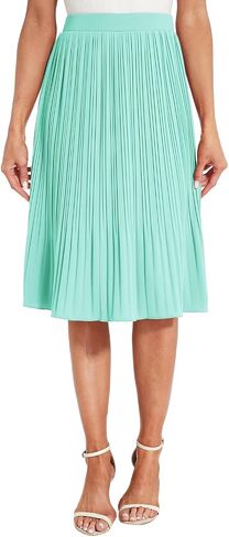Women Classic Chiffon Flowy Pleated Midi Skirts in Saudi Arabia