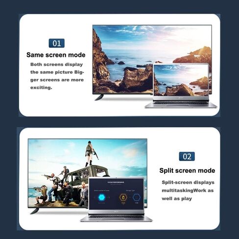 USB to HDMI Adapter, USB 3.0/2.0 to HDMI Cable Multi-Display Video Converter- PC Laptop Windows 7 8 10,Desktop, Laptop, PC, Monitor, Projector, HDTV.[Not Support Chromebook] in Kuwait