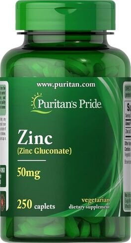 أقراص الزنك من Puritan's Pride 25 مجم لدعم صحة الجهاز المناعي، باللون الأبيض، عدد 100 in Saudi Arabia