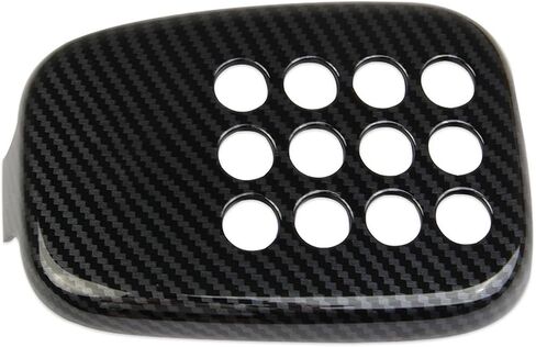 Korlot Carbon Fiber Pattern Rear Foglight Cover Trim Accessories for Ferrari 488 (fit Model Without Camera) in Saudi Arabia