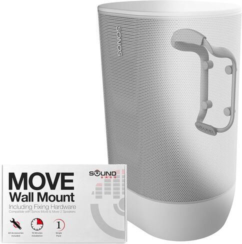 Move Speaker Wall Mount Bracket, Weatherproof, Compatible with Sonos Move & Move 2, Including Mounting Accessories, Shadow Black in Saudi Arabia
