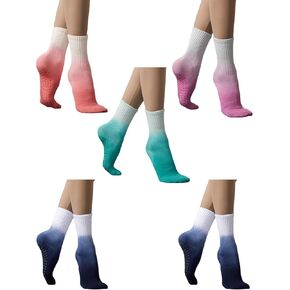 Women Pilates Socks Yoga Socks Non-Slip Grip Socks, Pure Barre, Hospital, Ballet, Dance,Pregnant, Barefoot Workout