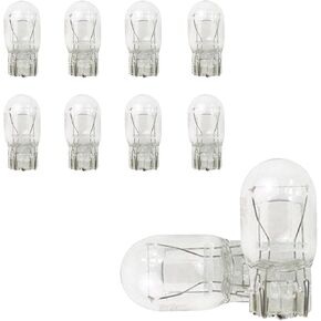 10 PCS Flat Foot T10 Car Small Light, High Transmittance Instrument Light, Halogen Width Indicator Light, Universal for Most Cars, Trucks and Vans (White #03) in Kuwait