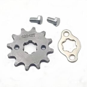 420 12T 17mm Motorcycle Front Engine Sprocket for 50cc 70cc 90cc 110cc 125cc 140cc 160cc Dirt Pit Mini Bikes Go Kart ATV Quad Dirt Bike