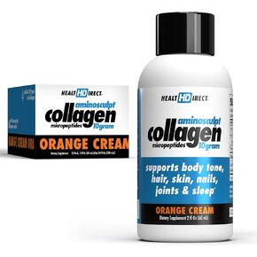 HEALTH DIRECT – AminoSculpt Liquid Collagen Micropeptides – 28 FL Oz – 28 Servings – 10 Grams of Premium Medical-Grade Liquid Collagen for Women – Strawberry Banana