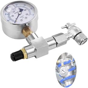 700PSI Nitrogen Filling Tool Nitrogen Regulator Kit Fit for Schrader Valve Shock Compatible with UTV,Snowmobile Shocks,Kawasaki,Honda