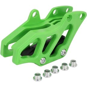 Motorcycle Chain Guard Guide Protector Plastic Chain Guard Compatible to KX250 KX450 2019-2021 KX250F KX450F 2009-2018 KLX450R 2018-2019 KX250X/450X 2021 Green