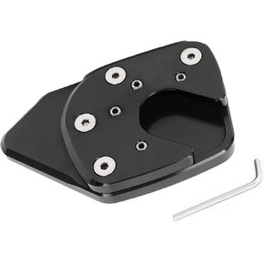 Worldmotop Motorcycle Kickstand Pad Side Stand Plate Pad Replacement for HONDA NC750X NC750 X 2017 2018 2019 XADV 750 X-ADV 750 2014-2019 Enlarger Extension Plate Foot Pad (black)