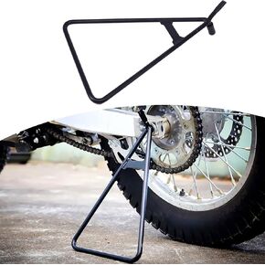 JFG RACING Dirt Bike Triangle Stand Motorcycle Triangle Kickstand Support Stand Universal Pit Bike Black