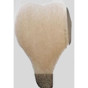 Brown Fake Chest Hair - Professional Lace Backed Costume Body Hair - 100% Human Hair Chest Hair Wig