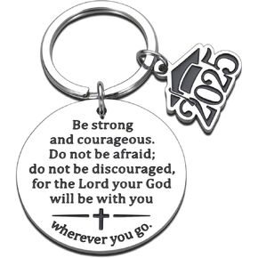 Senior 2025 Gifts, Class of 2025 Graduation Gifts for Boys Girls, Christian Graduation Gifts for Her Him, 2025 Graduation Gifts for Senior High School College Student,Graduation Keychain for Women Men