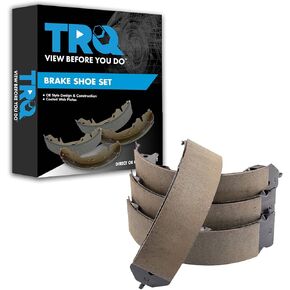 TRQ Parking Brake Shoe Set Compatible with 04-17 Chrysler 05-16 Dodge 98-05 Mercedes-Benz