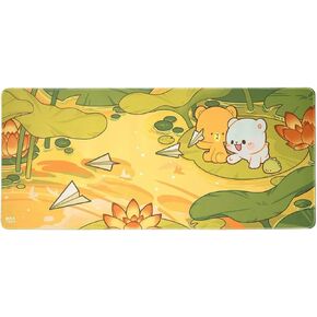 Starry Dream Desk Mat Authentic Merchandise Cute Extra Large Gaming Mouse Pad with Non-Slip Rubber Base for Computer Keyboard Laptop, Home Office Accessories (35.5" x 15.7")