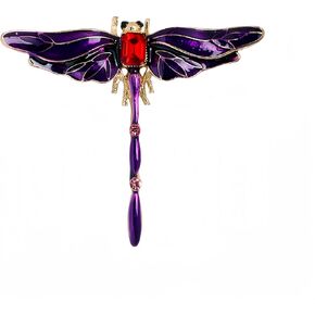 Dragonfly Brooches for Women Girls Animal Brooch Pins Lapel Scarf Pin Decoration Jewelry Gift for Mother