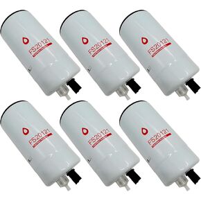 FS20121 Fuel Water Separator Cartridge Fuel Water Separator Filter Compatible with Cummins L9, B6.7 Replaces 5444245 5528103