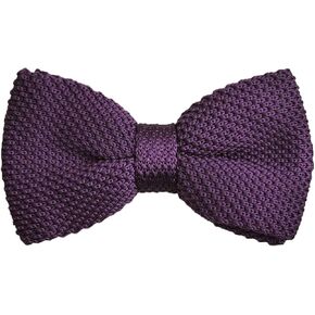 Men's Solid Color Knitted Bow Tie Knitting Casual Tuxedo Bowties
