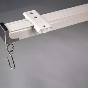 Track Ceiling Mount Brackets （3 pcs）, Aluminum Curtain Track-Special Accessories for Small square rail