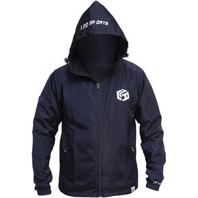 Windbreaker Jackets for Men Zip Up with Hood, Mens Windbreaker Jackets, Lightweight Rain Jacket