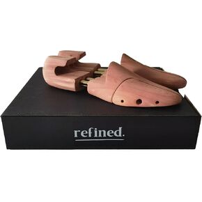 Refined.Cedar Shoe Tree Red Cedar Wooden Shoe Trees with Twin Tubes,Men's Twin Tubed Shoe Trees 6-16Sizes shoe tree wood