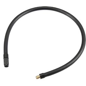 X AUTOHAUX 50cm Threaded Tire Inflator Extension Hose Chuck Adapter Air Pump Tube Tire Valve Connection Pipe for Car Truck Bike MTB Copper Rubber