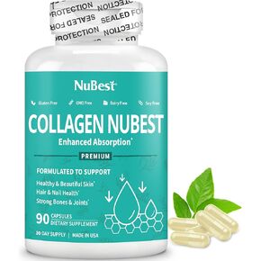 NuBest White - Glutathione 400mg & Milk Thistle Extract - Skin Brightening Supplement - Supports Beautiful and Radiant Skin - Antioxidant & Detoxification - 1 Pack | 1 Months Supply