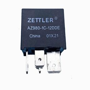 1PC ZETTLER AZ980-1C-12DDE 12VDC Power Relay 5Pins New Same as ZZ1413-3-R