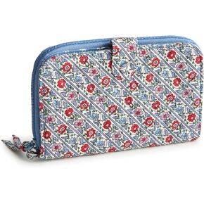 Vera Bradley Women's Cotton Large Tab Wallet