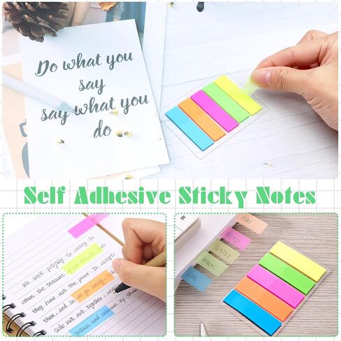 375 Pcs Index Cards 3 x 5 Inches, BORISCA Colored Ruled Index Cards with 15 Rings & 100 Index Flags Assorted Neon Color Study Flash Cards, Index Flash Cards Studying Note Cards for School Office Home in Saudi Arabia