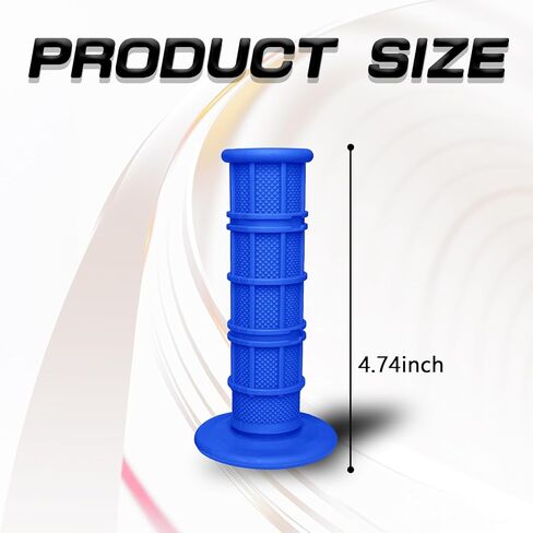 2PCS Dirt Bike Grips Motorcycle Grips, Anti-Slip Rubber Pro Taper Grips 7/8" ATV Handlebar Grips for CRF YZF WRF KXF KLX TTR RMZ Pit Offroad Dirt Bike Motocross for Women & Men(Black) in Kuwait