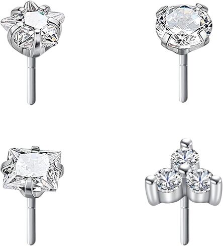 D.Bella Replacement Balls Surgical Steel Piercing Balls for Belly Navel Nipple Tongue Industrial Barbell Nose Septum Lip Eyebrow Ear Rings Body Piercing Jewelry Patrs in Kuwait