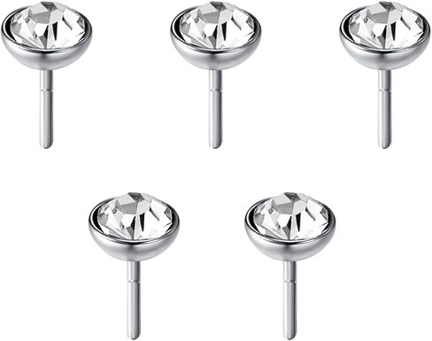 D.Bella Replacement Balls Surgical Steel Piercing Balls for Belly Navel Nipple Tongue Industrial Barbell Nose Septum Lip Eyebrow Ear Rings Body Piercing Jewelry Patrs in Kuwait