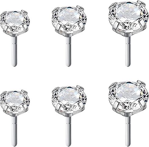 D.Bella Replacement Balls Surgical Steel Piercing Balls for Belly Navel Nipple Tongue Industrial Barbell Nose Septum Lip Eyebrow Ear Rings Body Piercing Jewelry Patrs in Kuwait