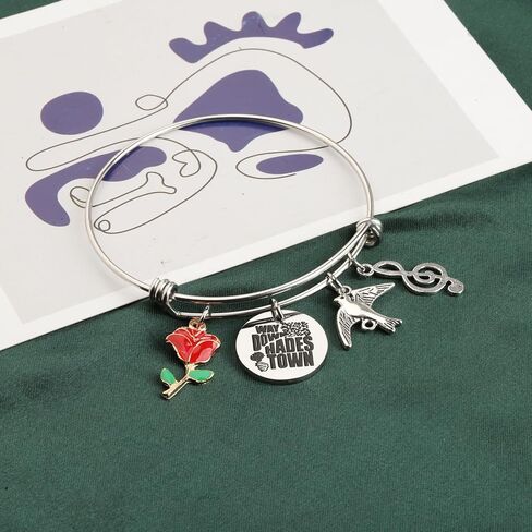 KEYCHIN هاديستاون سوار موسيقي برودواي هاديستاون المشجعين الهدايا الطريق إلى أسفل هاديستاون مجوهرات هاديستاون برودواي ميرش in Kuwait