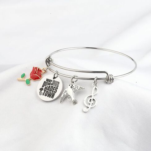 KEYCHIN هاديستاون سوار موسيقي برودواي هاديستاون المشجعين الهدايا الطريق إلى أسفل هاديستاون مجوهرات هاديستاون برودواي ميرش in Kuwait