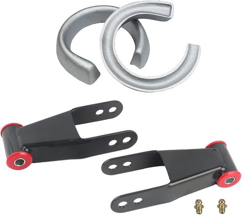 2"-2" Lift Kit Adjustable Leveling Raise Shackles Coil Spacers For 1998-2012 Ford Ranger 2WD in Saudi Arabia