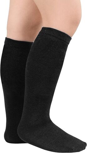 American Trends Toddler Soccer Socks 4 Pairs Kids Toddler Soccer Socks Softball Football Socks Knee High Socks for Boys Girls in Saudi Arabia
