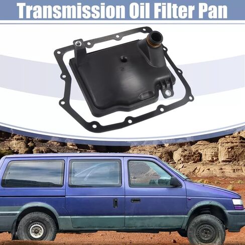 طقم فلتر زيت ناقل الحركة 62TE يناسب 200 AVENGER C/V GRAND CARAVAN JOURNEY PACIFICA PROMASTER 1500 PROMASTER 2500 PROMASTER 3500 ROUTAN SEBRING TOWN COUNTRY يستبدل # 68018555AA in Saudi Arabia