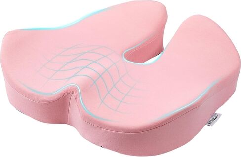 وسادة مقعد كبيرة جدًا لكرسي المكتب، وسادة مقعد لتخفيف الضغط للجلوس لفترة طويلة، وسادة عصعص ثابتة من إسفنج الذاكرة غير قابلة للانزلاق لتخفيف آلام عرق النسا/الورك/عظم الذنب لكراسي المكتب/السيارة in Kuwait