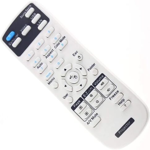 1519442 Projector Remote Control for Epson EB-93, EB-935W, EB-95, EB-96W, BrightLink 450Wi/ 455Wi, PowerLite 1835/ 450W/ 460/824+/ 825+/ 826W+/ 84+/ 85+/ 905/ 915W/ 92/93/ 935W/ 95/ 96W in Saudi Arabia